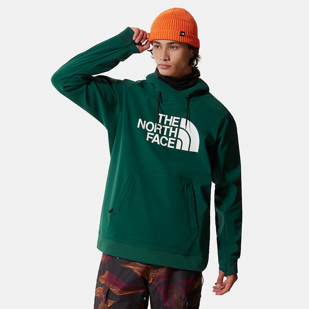 The North Face Hoodie Mens Australia - The North Face Tekno Logo Green Skiing And Snowboarding (THR-